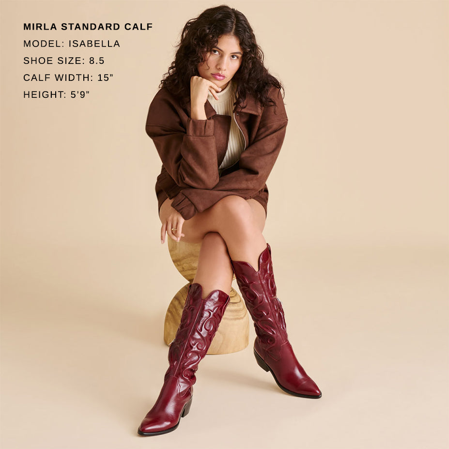 Dolce Vita SHOES | Mirla Oxblood Leather Boots