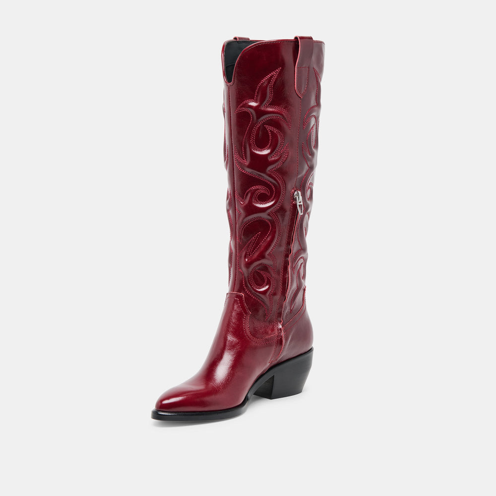 Dolce Vita SHOES | Mirla Oxblood Leather Boots