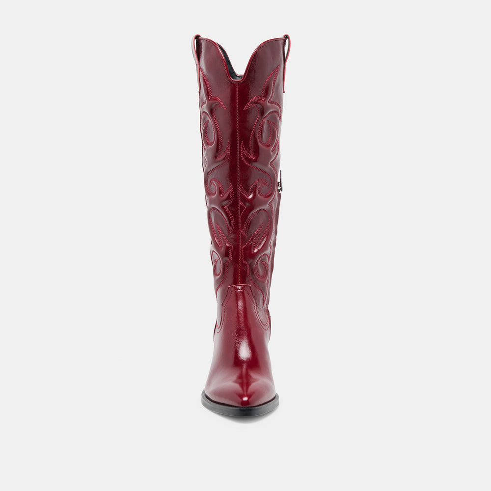 Dolce Vita SHOES | Mirla Oxblood Leather Boots
