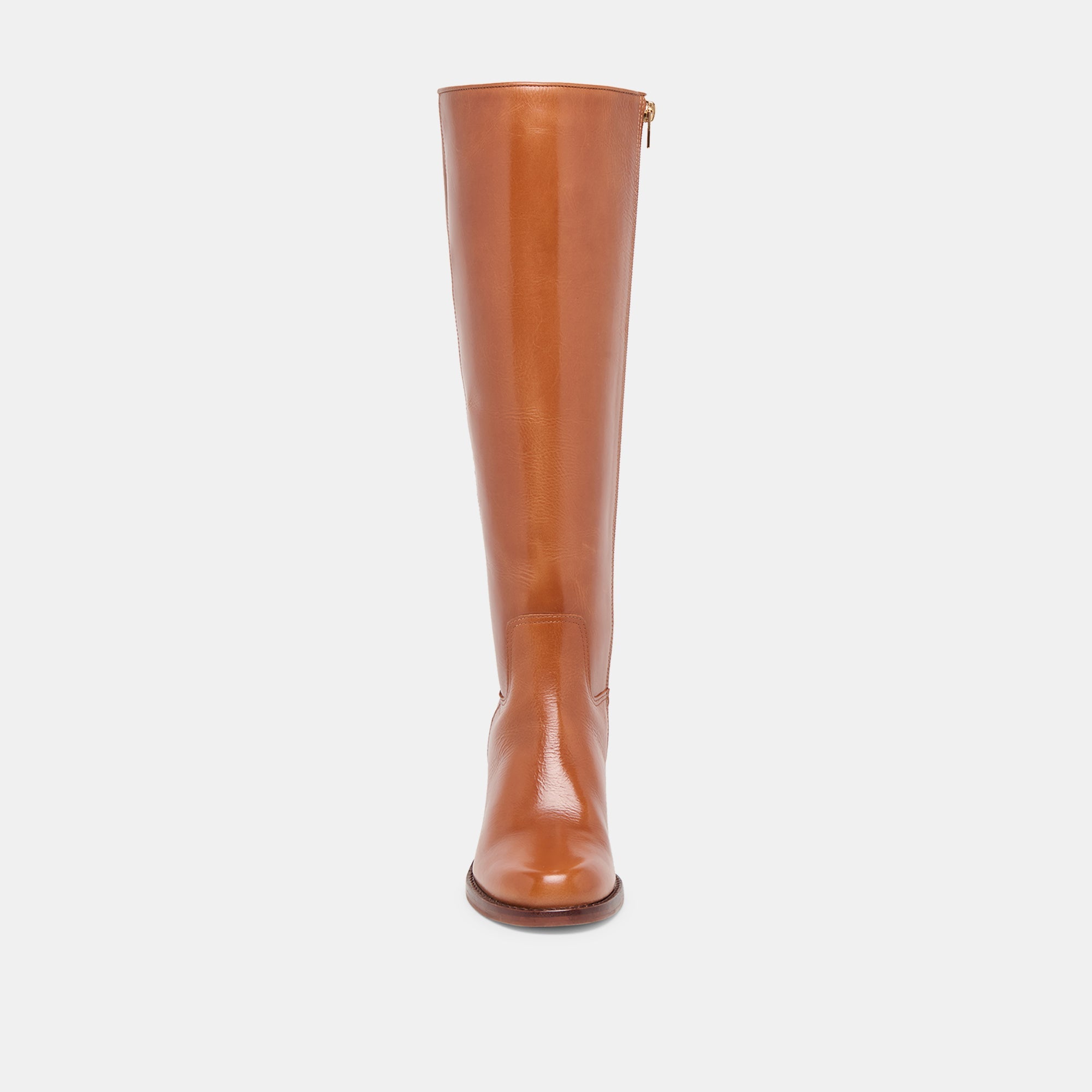Dolce Vita SHOES | Lucyle Tan Leather Wide Calf Boots