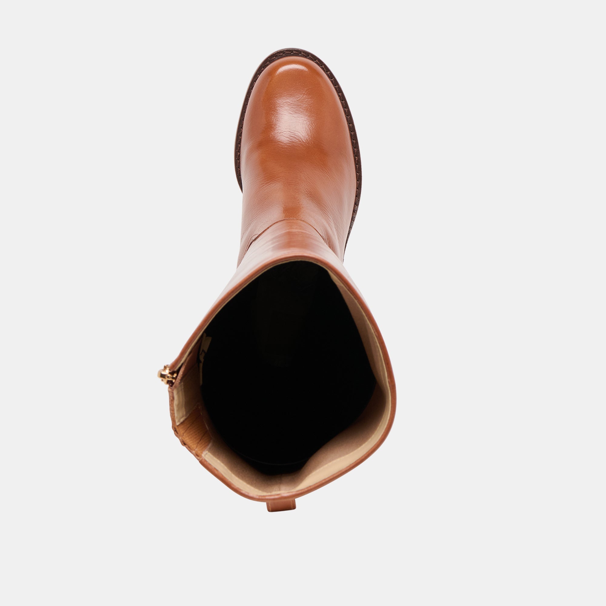 Dolce Vita SHOES | Lucyle Tan Leather Wide Calf Boots