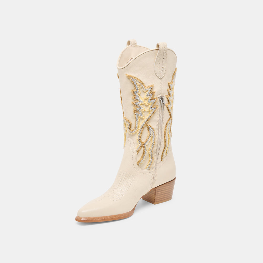 Dolce Vita SHOES | Vila Ivory Leather Boots