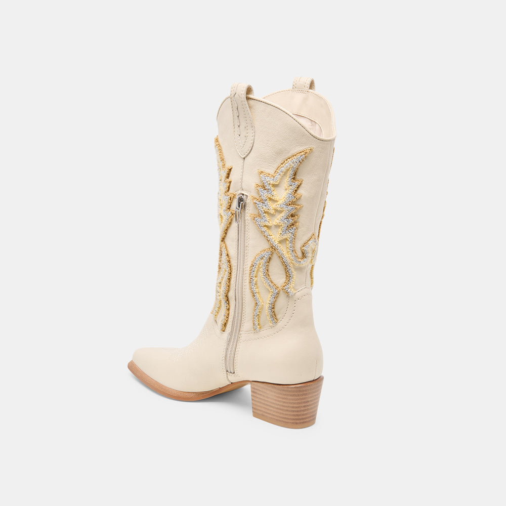 Dolce Vita SHOES | Vila Ivory Leather Boots