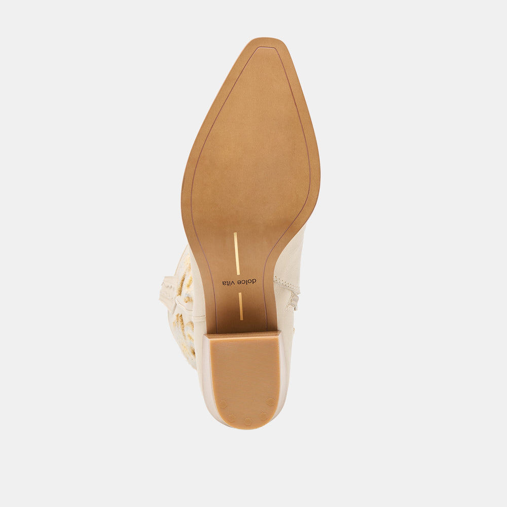 Dolce Vita SHOES | Vila Ivory Leather Boots