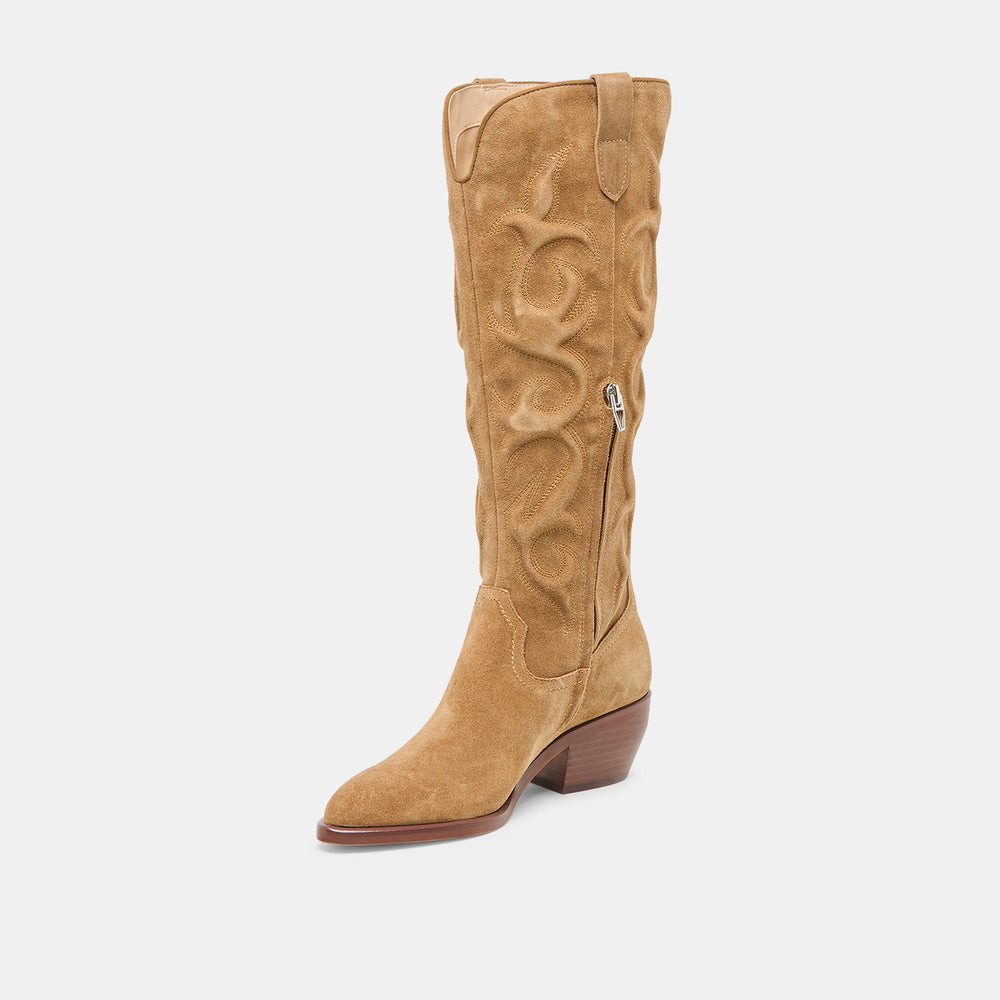 Dolce Vita SHOES | Mirla Lt Brown Suede Boots