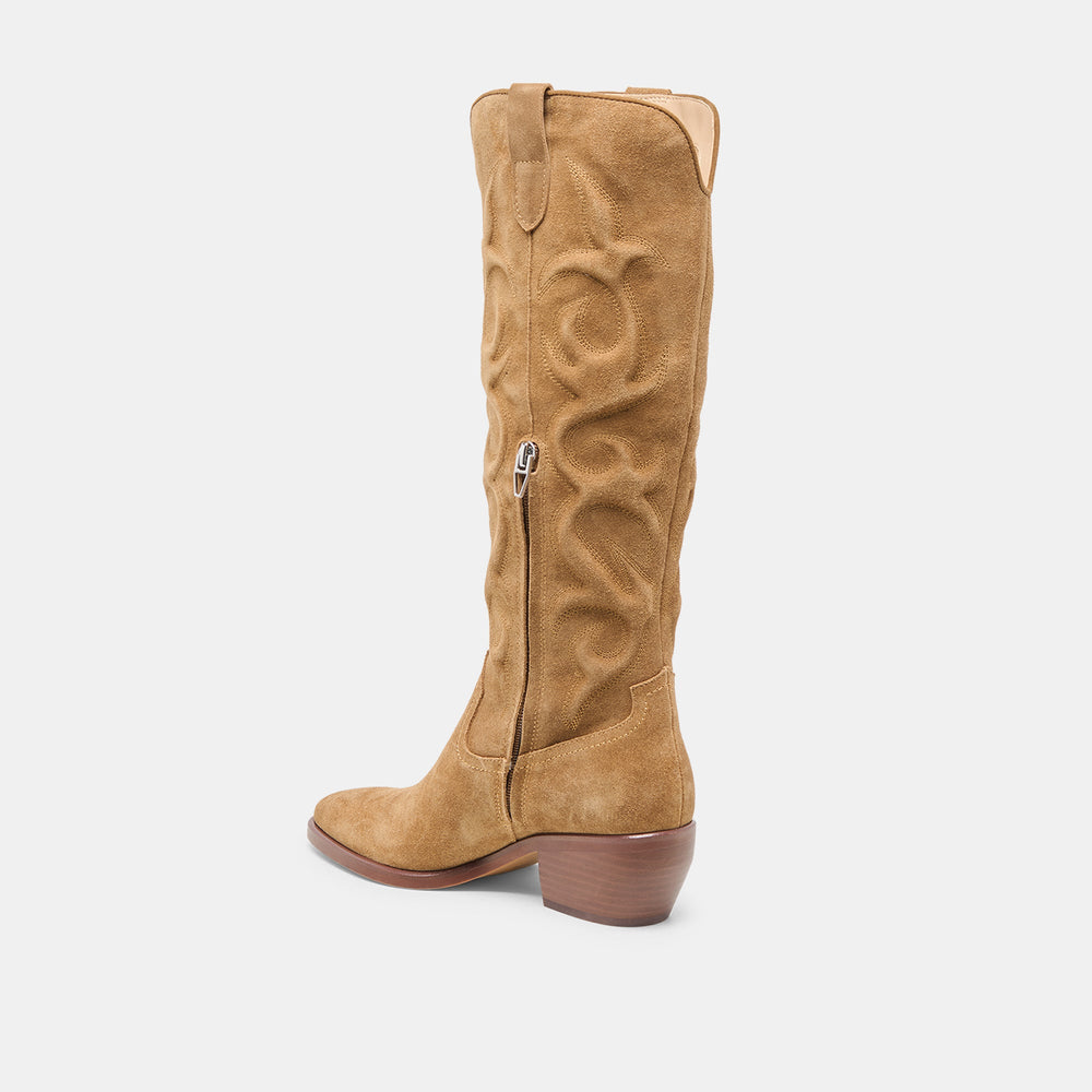 Dolce Vita SHOES | Mirla Lt Brown Suede Boots