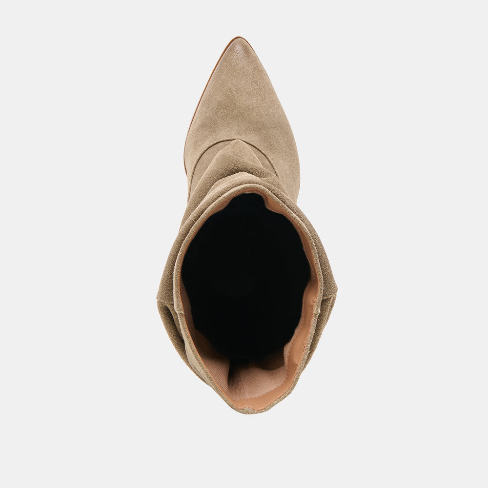 Dolce Vita SHOES | Talina Olive Suede Boots