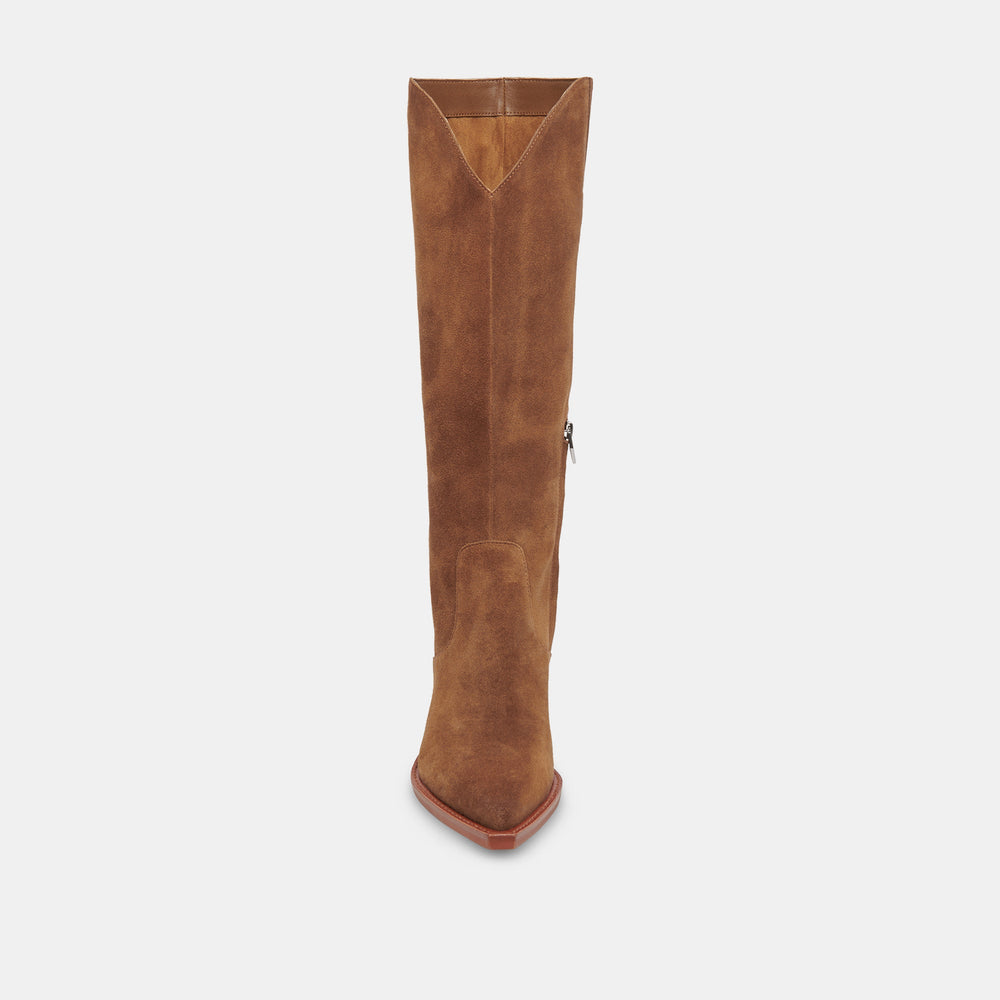Dolce Vita SHOES | Raj Boots in Brown Suede | Women's Brown Suede Knee-High Boots
 – Dolce Vita