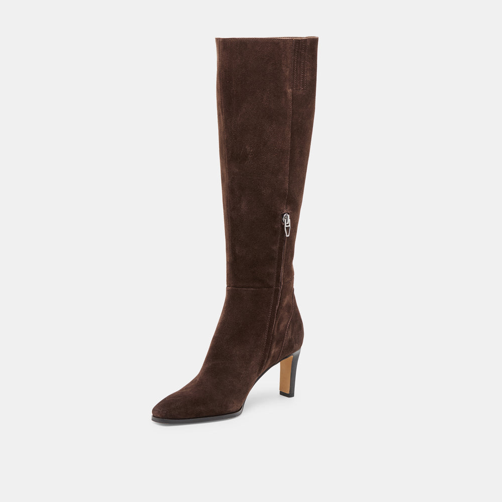 Dolce Vita SHOES | Emmi Dk Brown Suede Boots