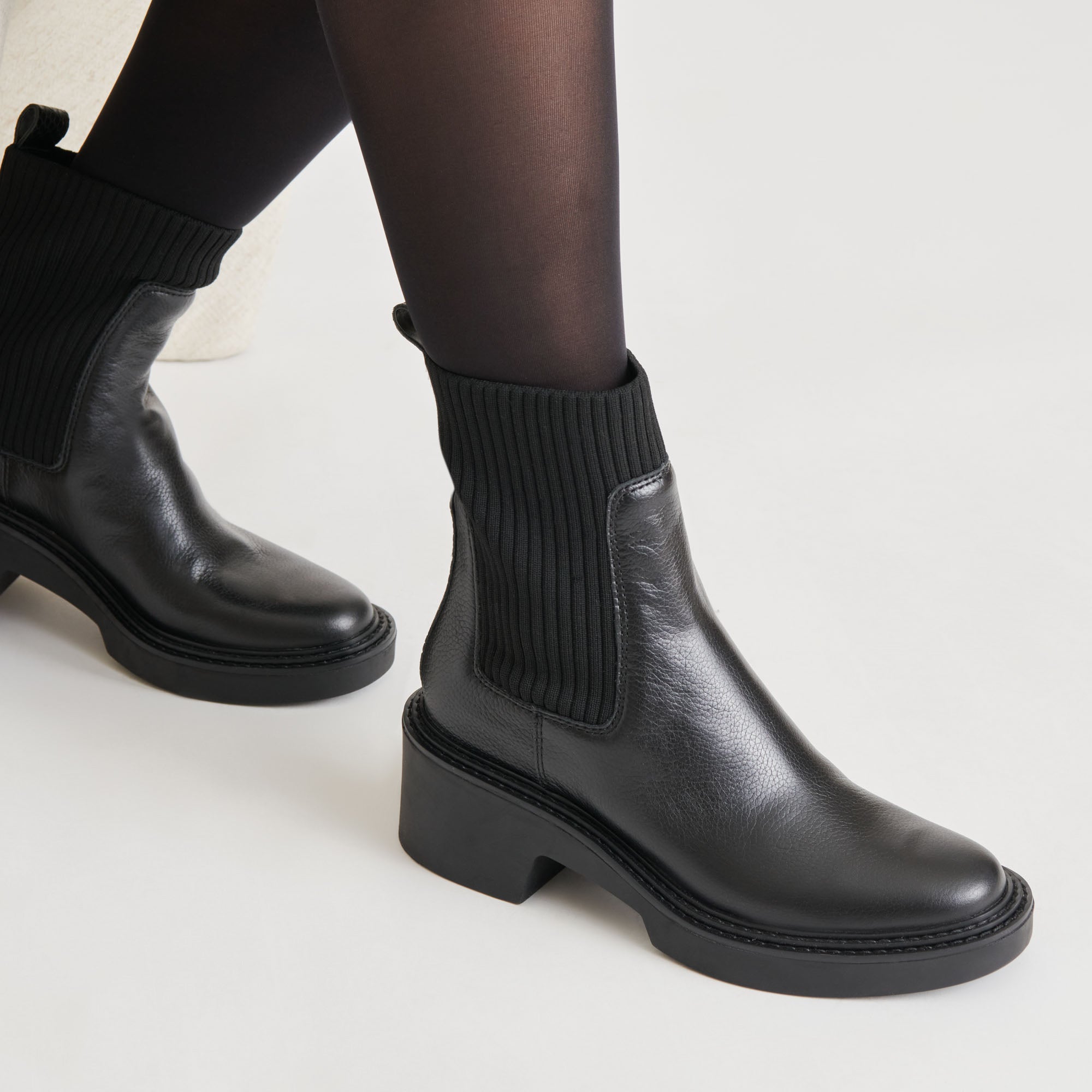 Dolce Vita SHOES | Hilora H2O Waterproof Black Leather Boots