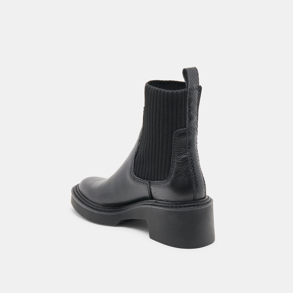 Dolce Vita SHOES | Hilora H2O Waterproof Black Leather Boots