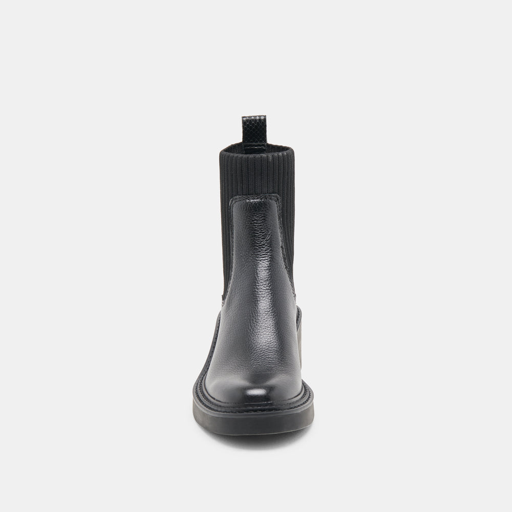 Dolce Vita SHOES | Hilora H2O Waterproof Black Leather Boots