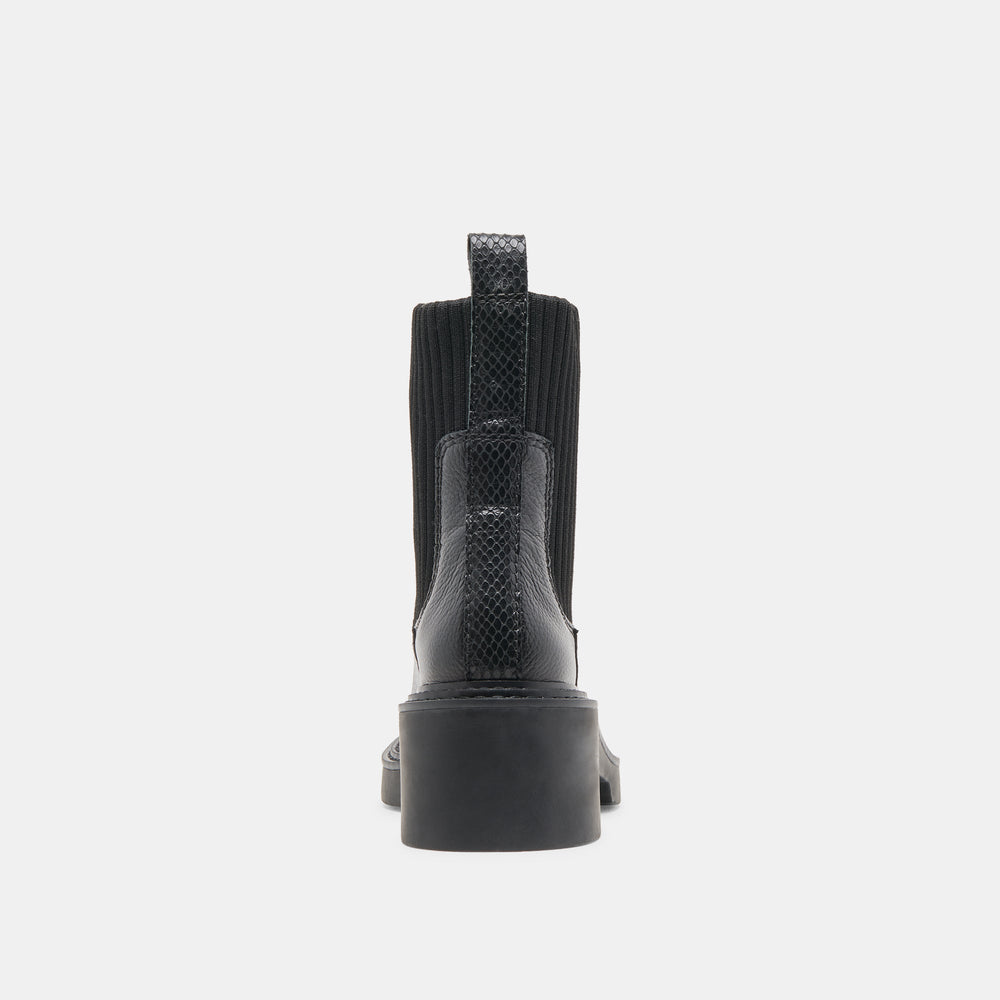 Dolce Vita SHOES | Hilora H2O Waterproof Black Leather Boots