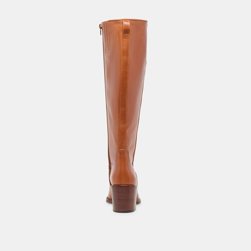 Dolce Vita SHOES | Lucyle Tan Leather Boots