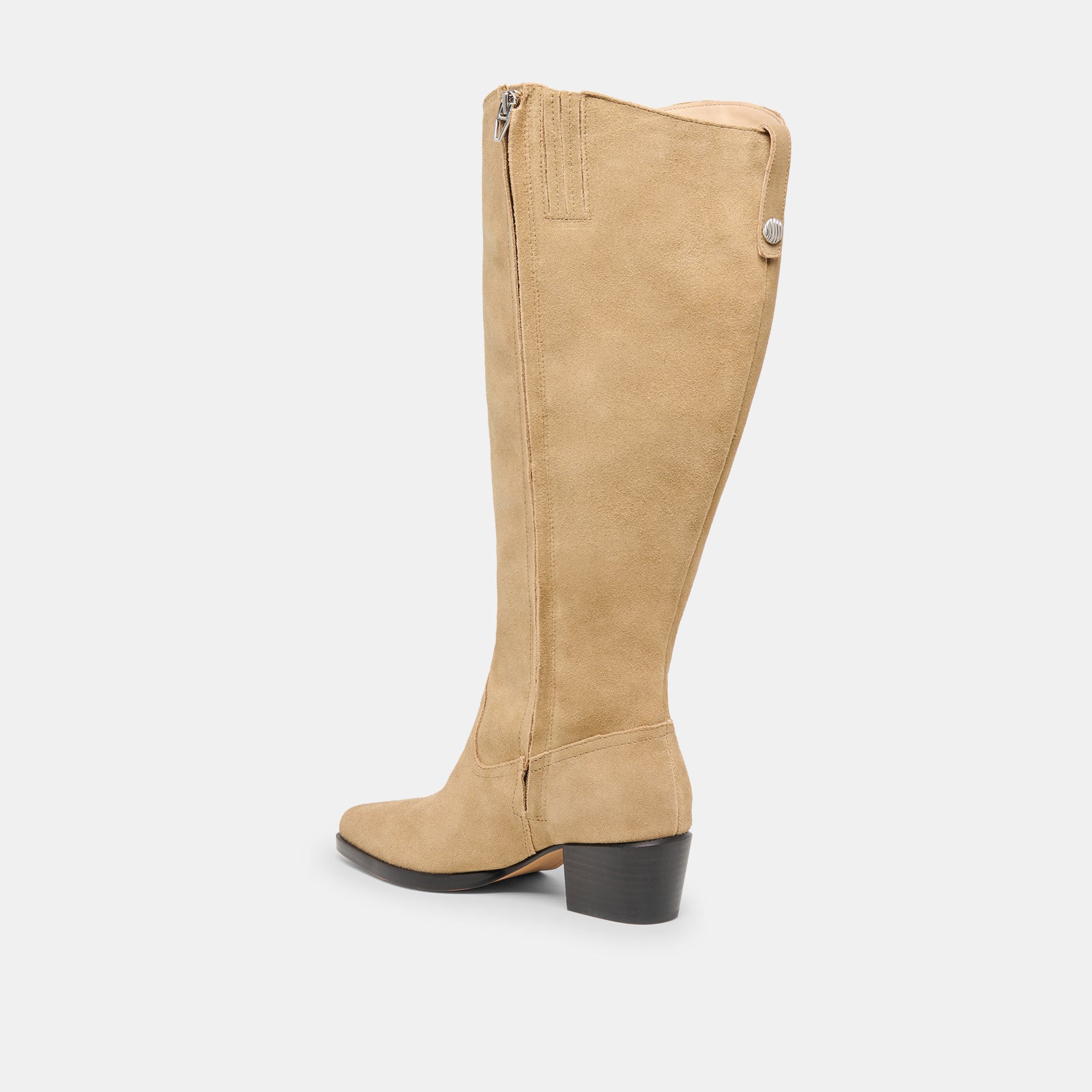 Dolce Vita SHOES | Virona H2O Waterproof Dk Taupe Suede Extra Wide Calf Boots