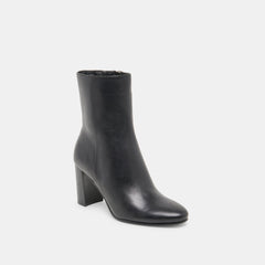 Dolce Vita SHOES | Suzy Wide Black Leather Booties