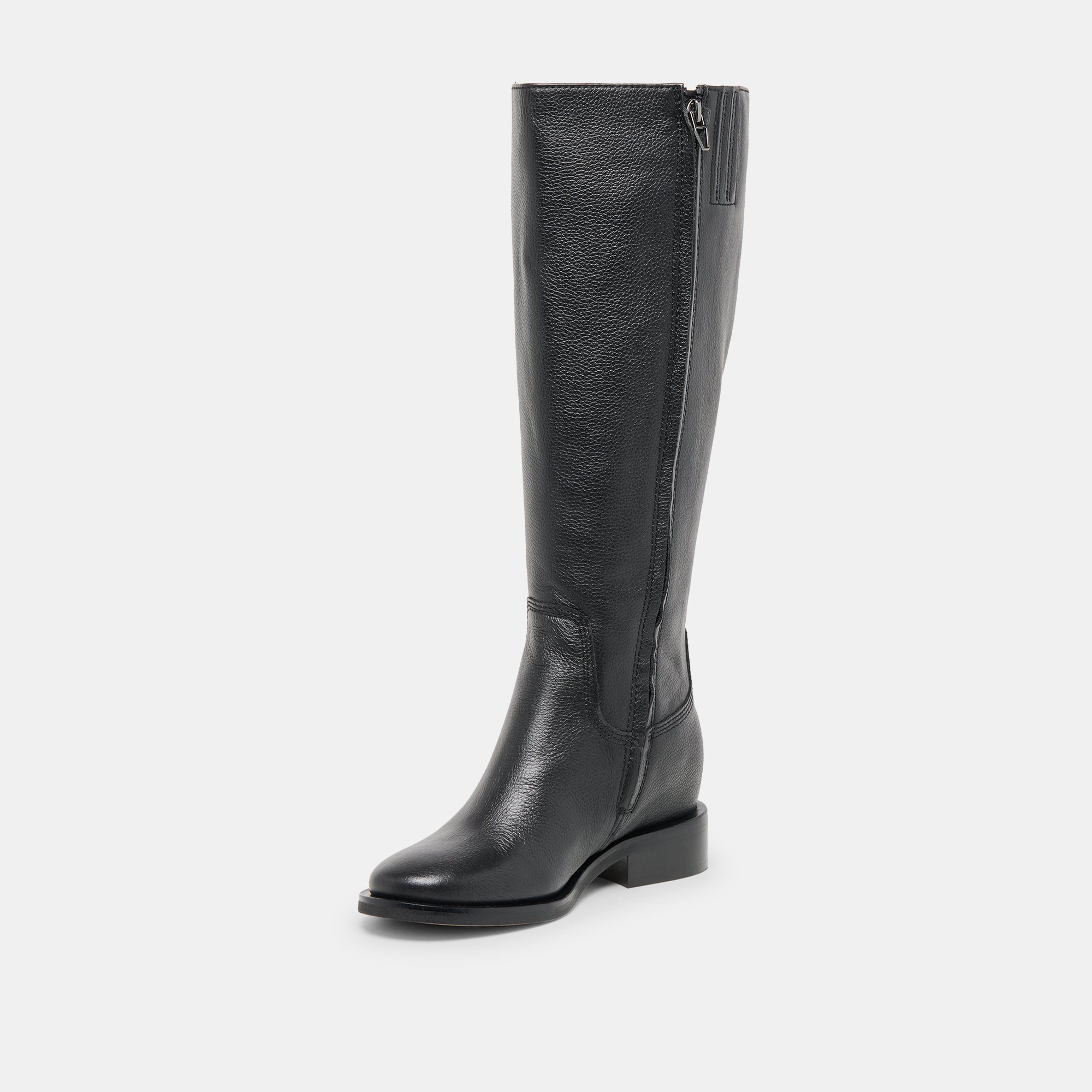 Dolce Vita SHOES | Kilian H2O Waterproof Black Leather Wide Calf Boots