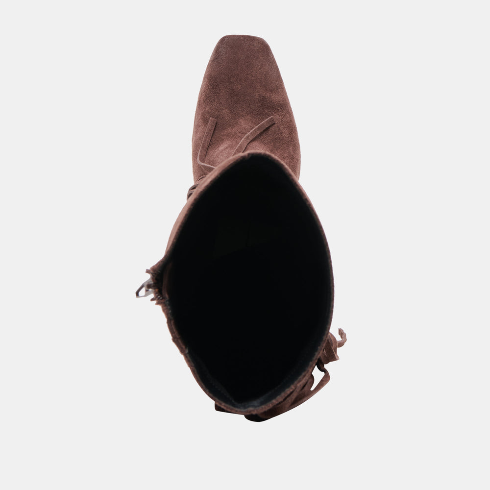 Dolce Vita SHOES | Giano Mahogany Suede Boots