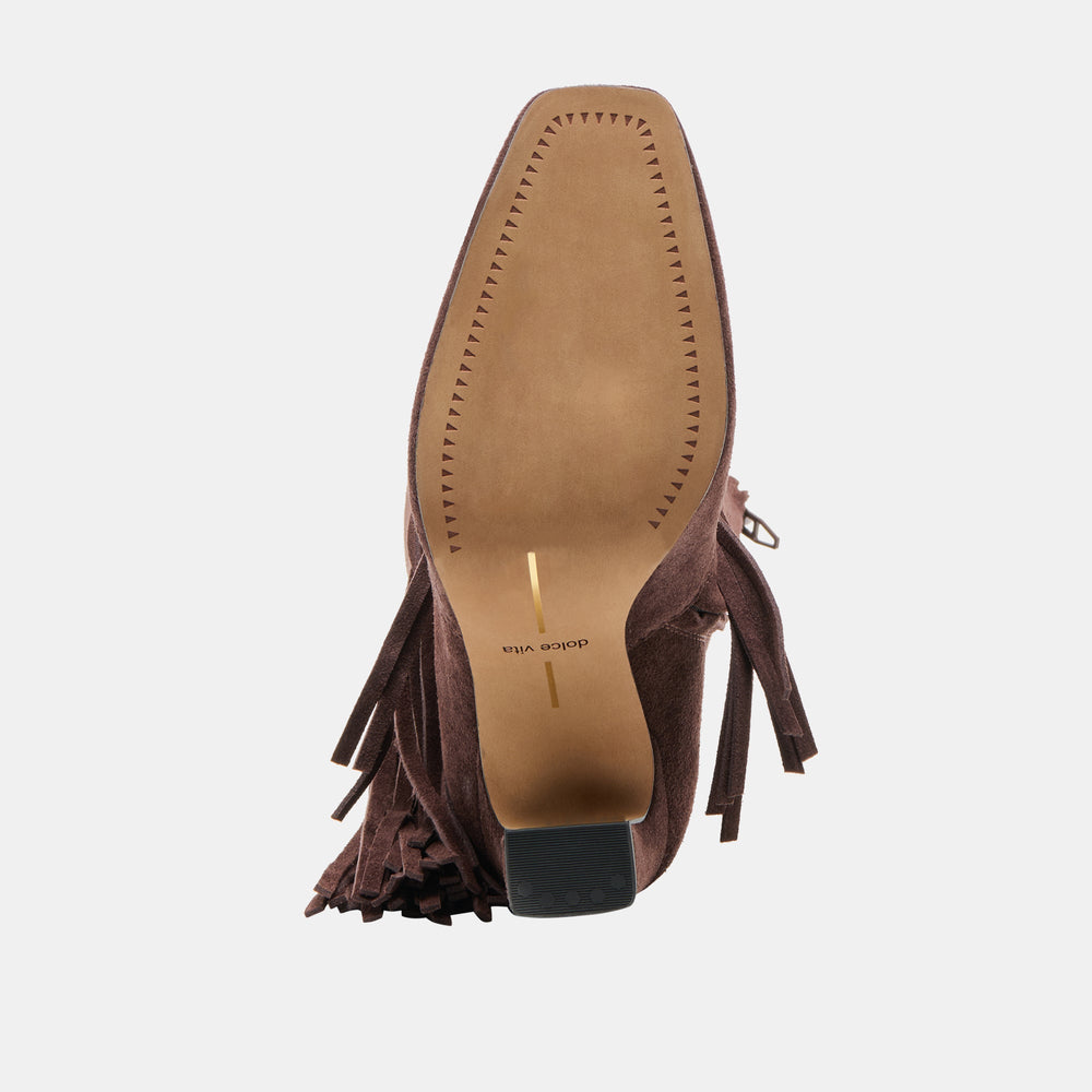 Dolce Vita SHOES | Giano Mahogany Suede Boots