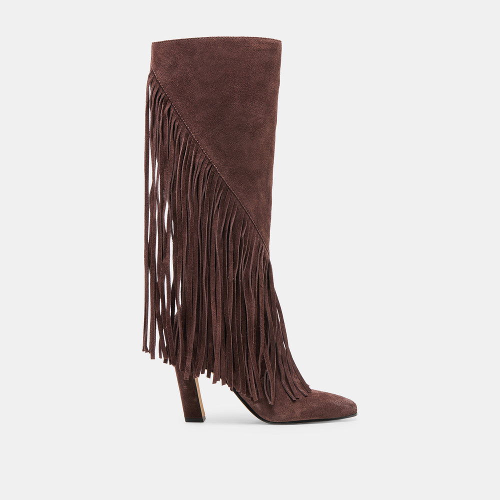 Dolce Vita SHOES | Giano Mahogany Suede Boots