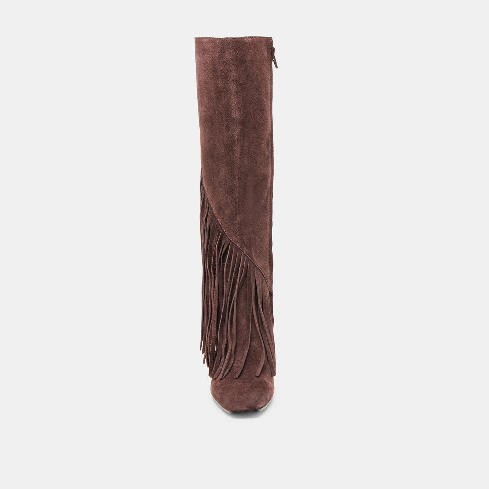 Dolce Vita SHOES | Giano Mahogany Suede Boots
