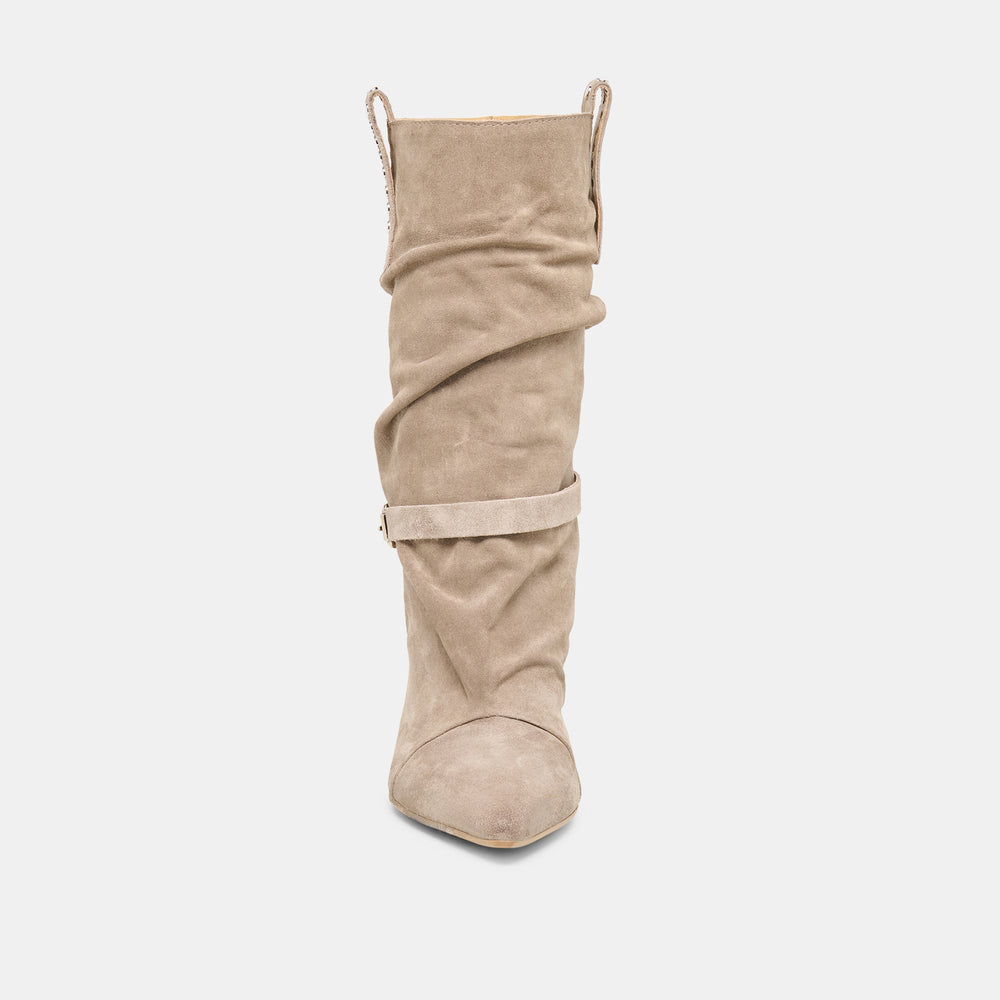 Dolce Vita SHOES | Morla Taupe Suede Boots