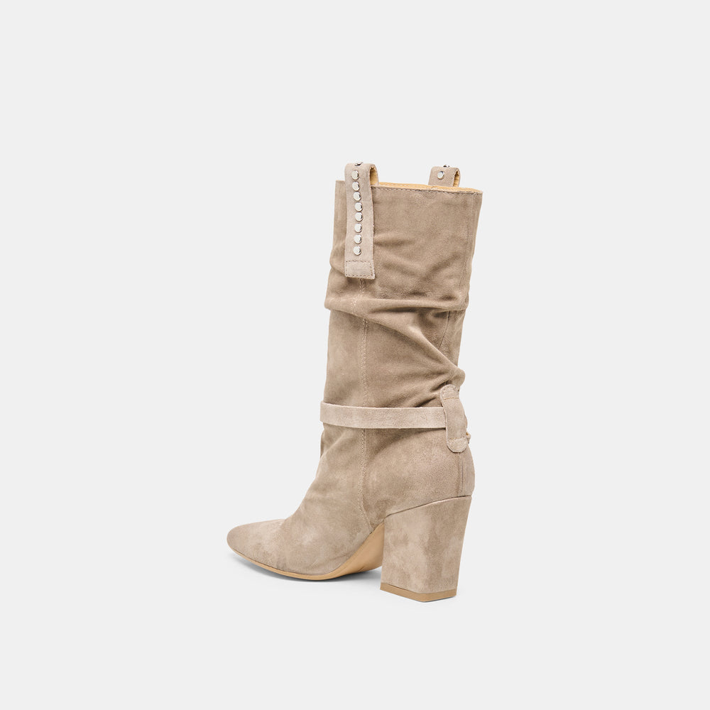 Dolce Vita SHOES | Morla Taupe Suede Boots