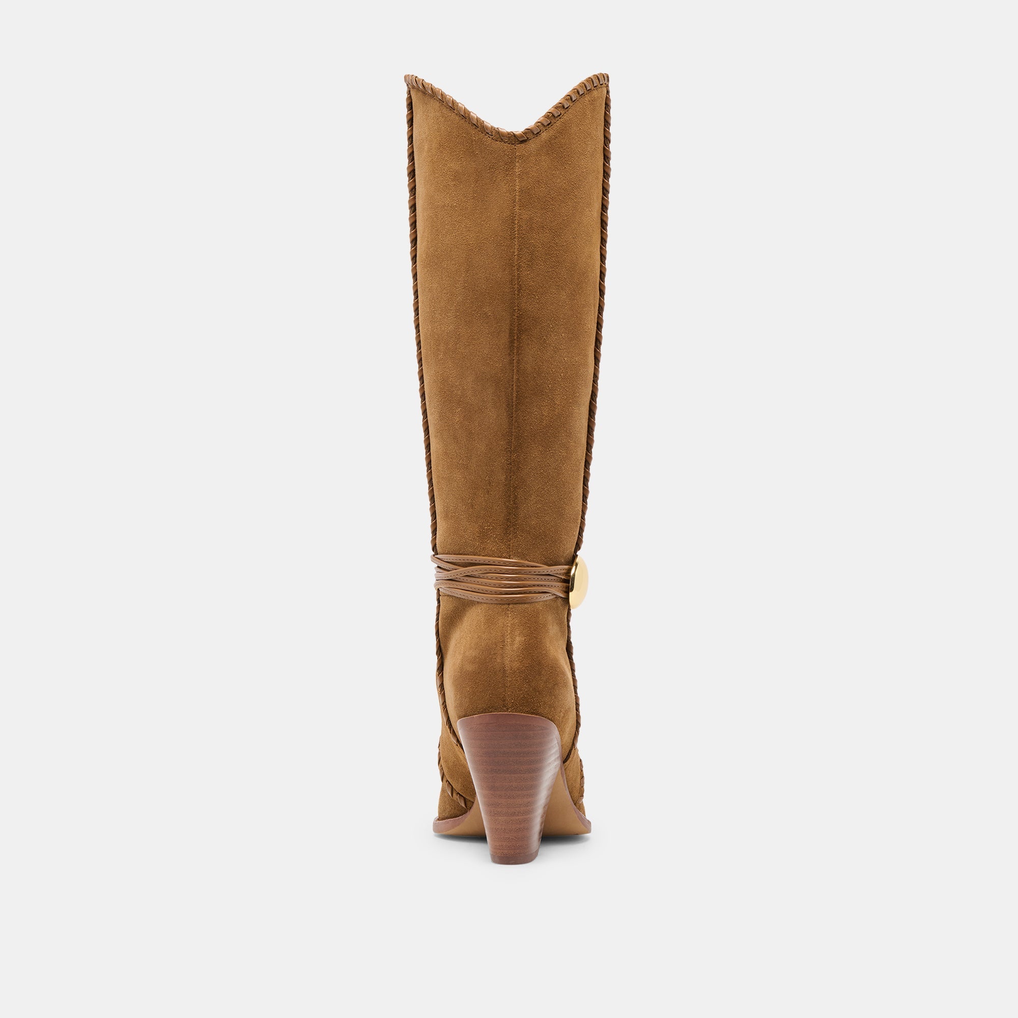 Dolce Vita SHOES | Jody Lt Brown Suede Wide Calf Boots