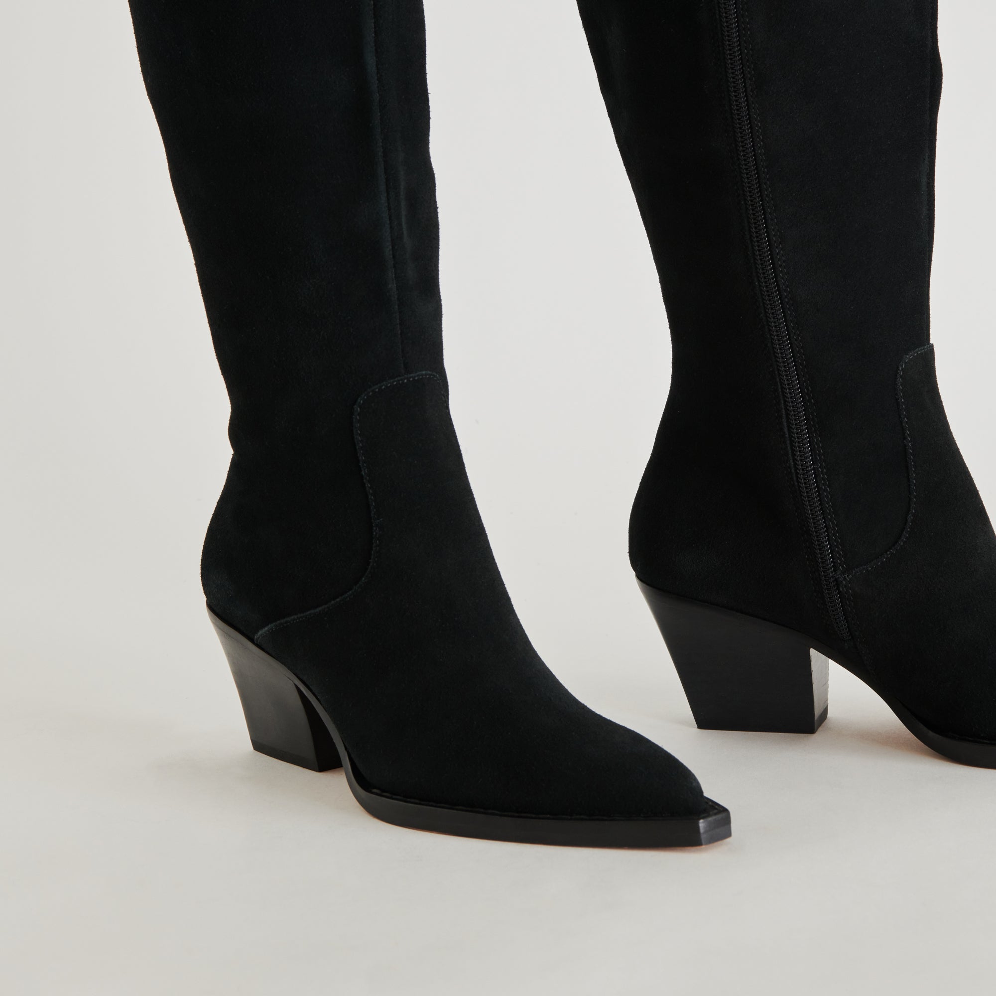Dolce Vita SHOES | Raj Extra Wide Calf Onyx Suede Boots | Suede Wide Calf Boots
 – Dolce Vita