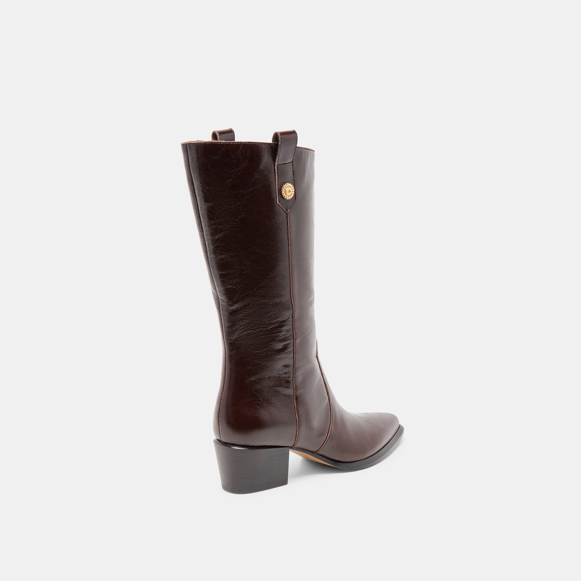 Dolce Vita SHOES | Vern Chocolate Leather Wide Calf Boots