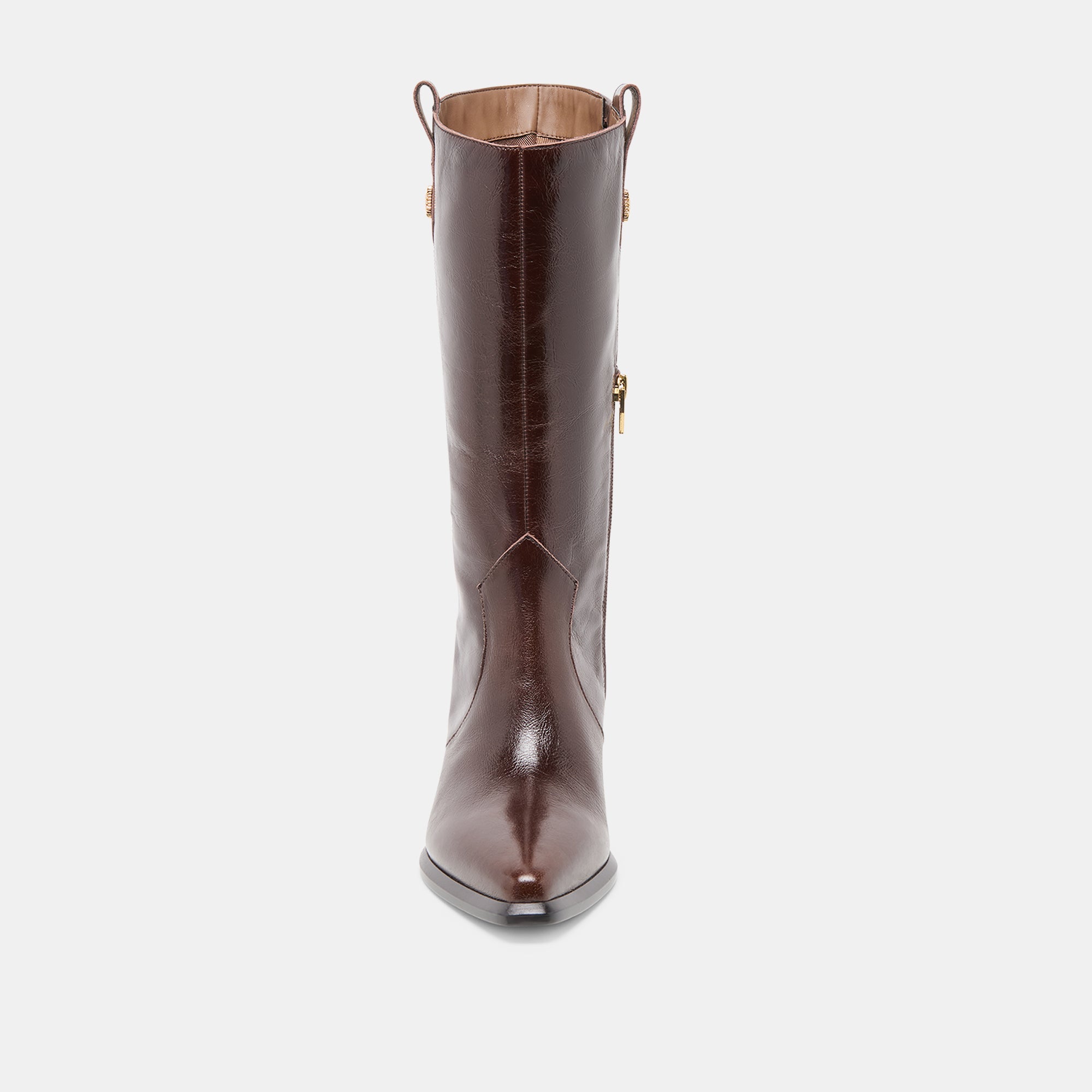 Dolce Vita SHOES | Vern Chocolate Leather Wide Calf Boots