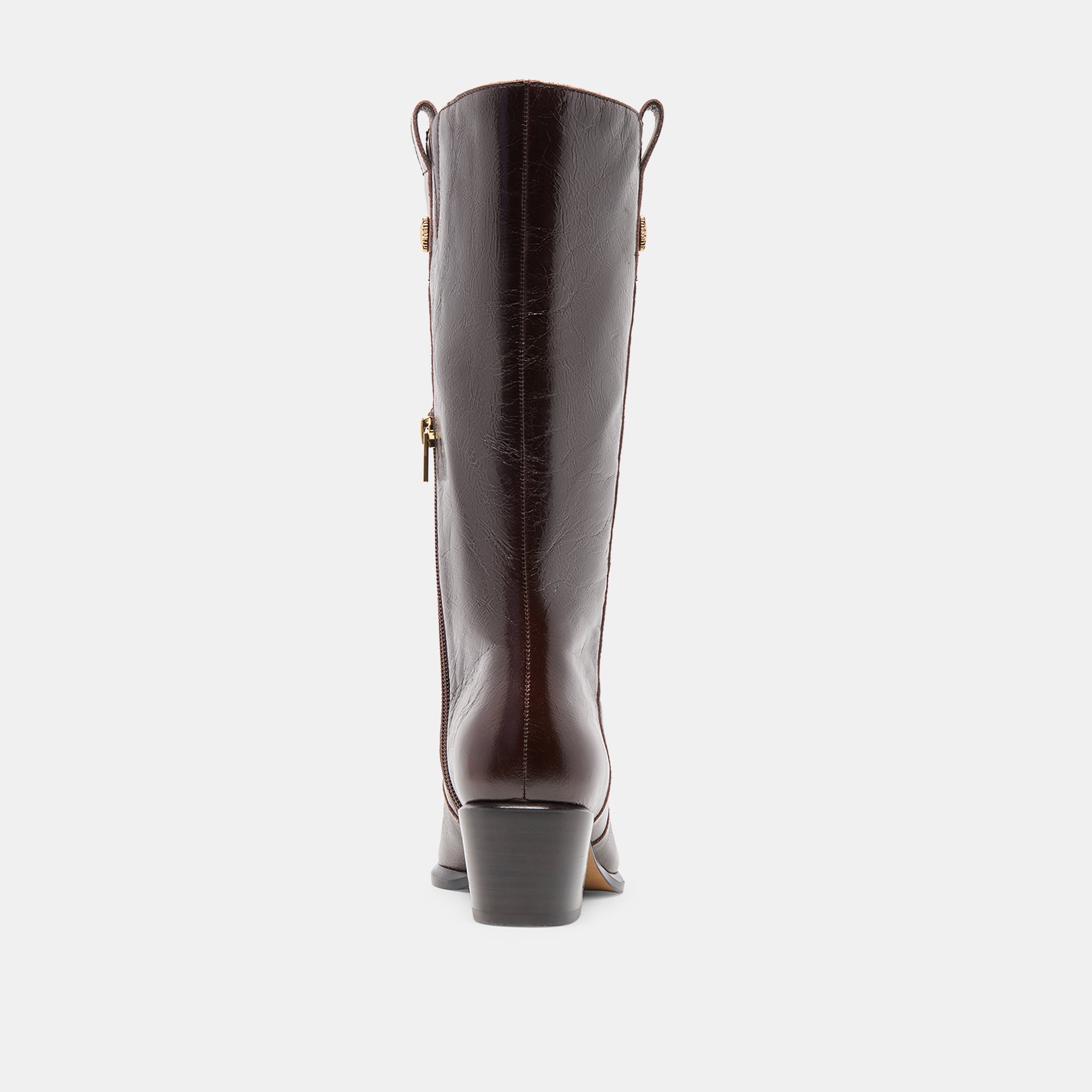 Dolce Vita SHOES | Vern Chocolate Leather Wide Calf Boots