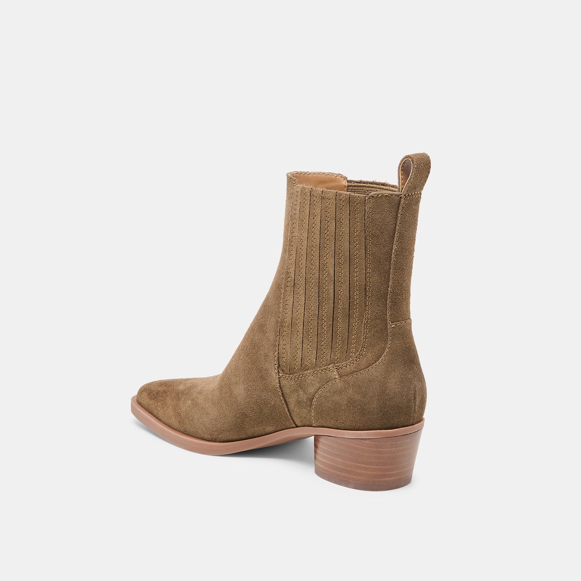 Dolce Vita SHOES | Faint H2O Waterproof Olive Suede Booties