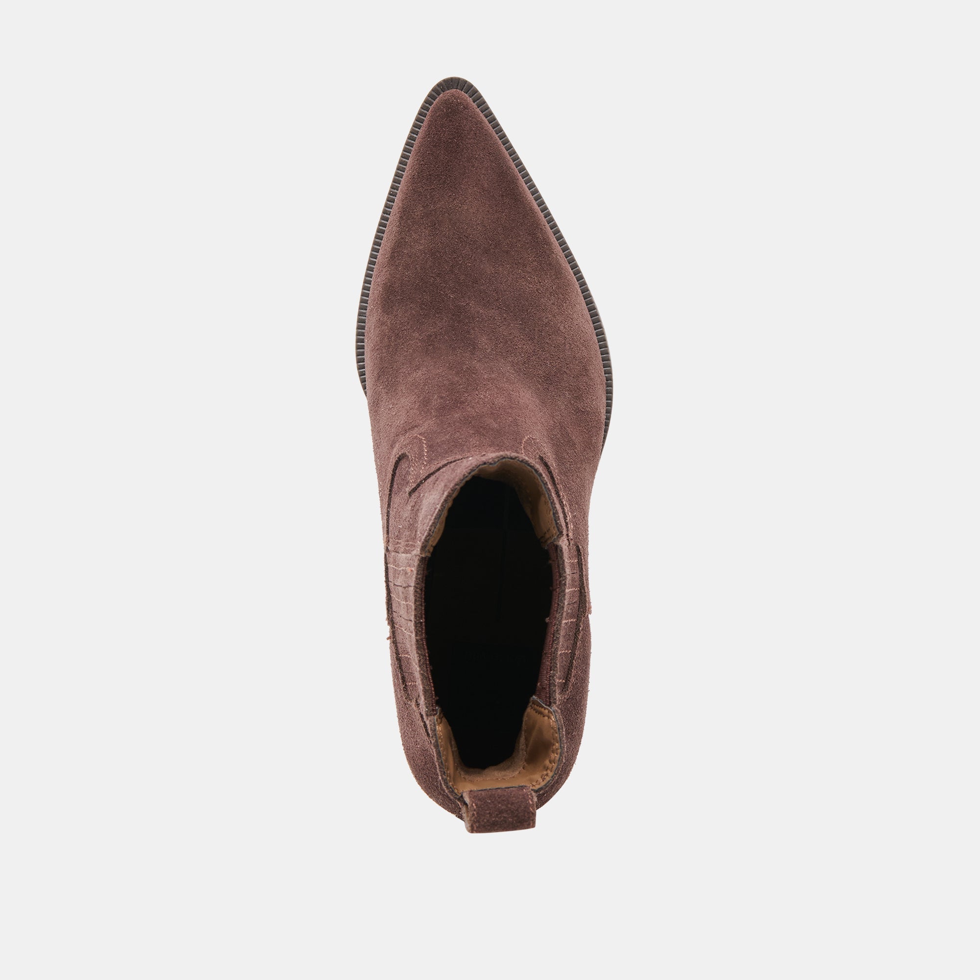 Dolce Vita SHOES | Slim Mahogany Suede Booties