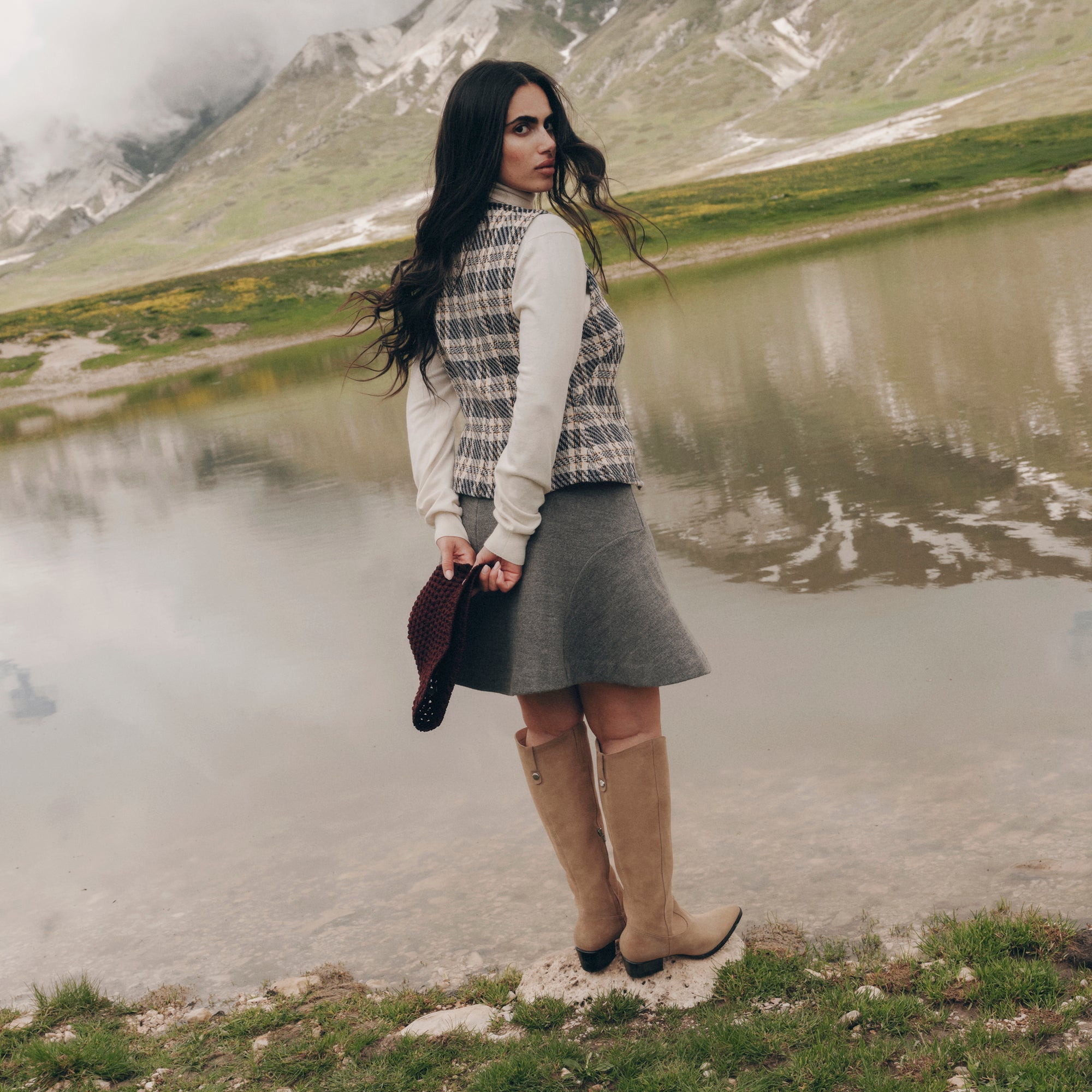 Dolce Vita SHOES | Virona H2O Waterproof Dk Taupe Suede Boots