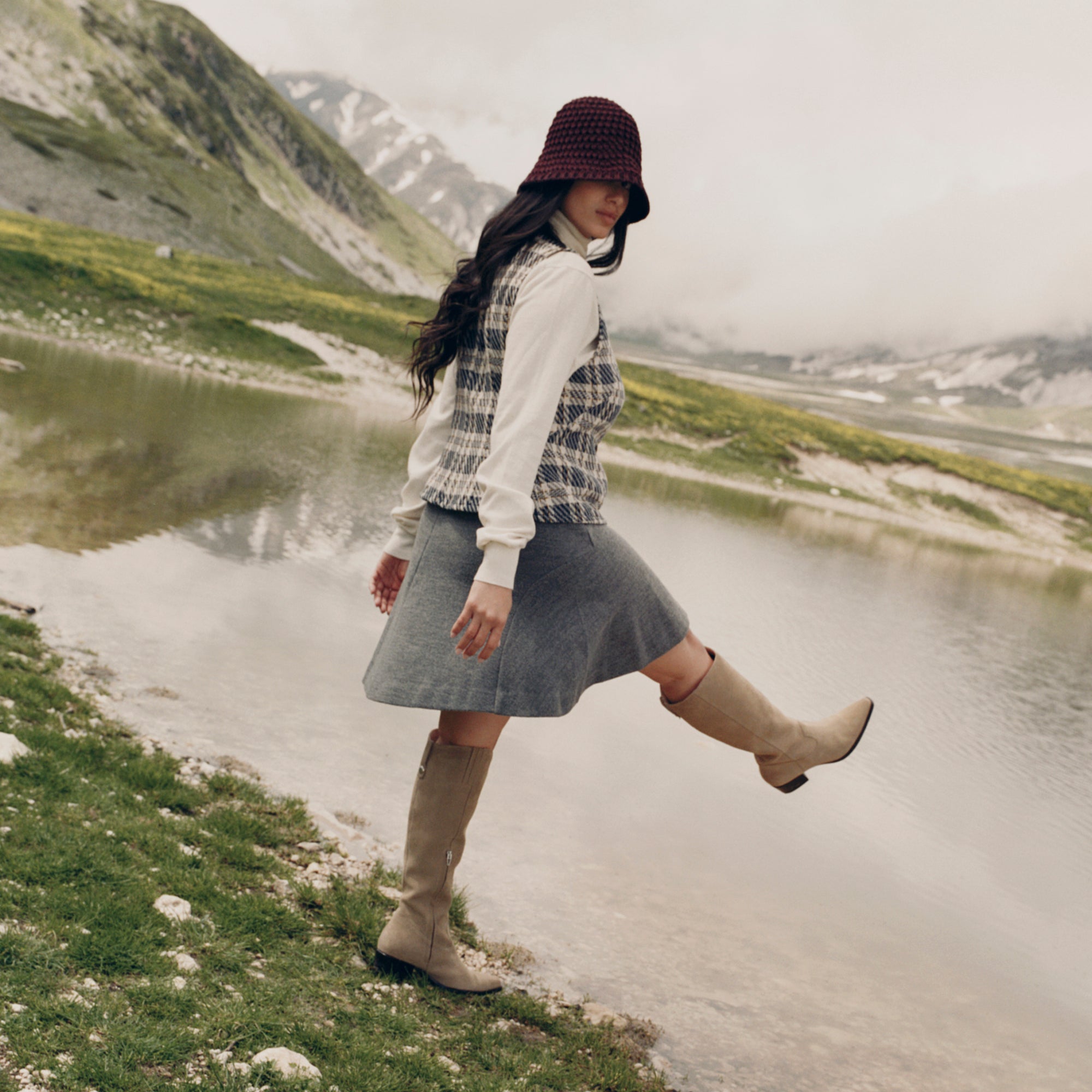 Dolce Vita SHOES | Virona H2O Waterproof Dk Taupe Suede Boots