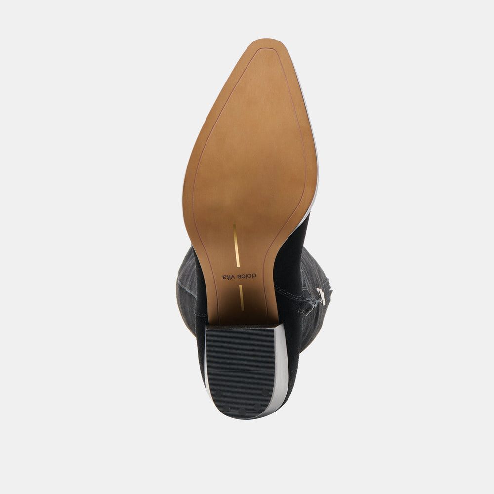 Dolce Vita SHOES | Virona H2O Waterproof Onyx Suede Boots