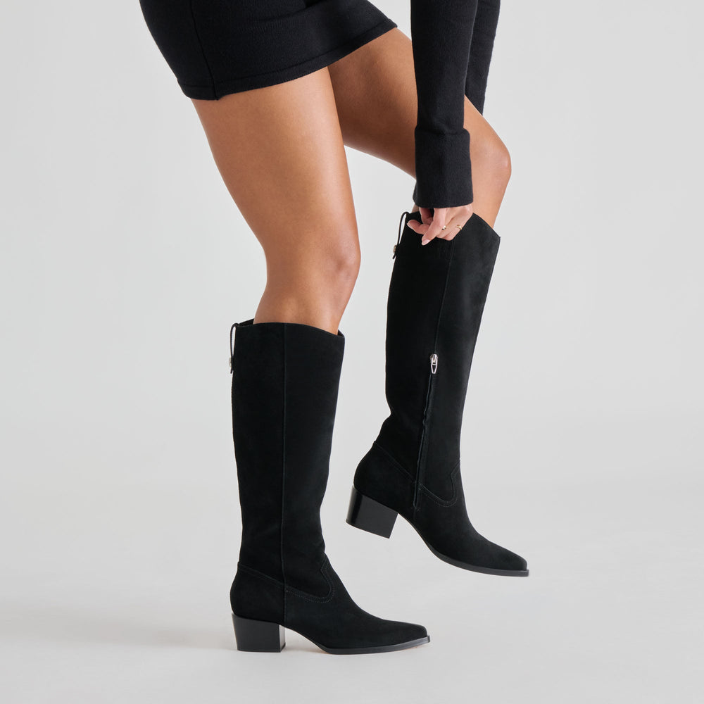 Dolce Vita SHOES | Virona H2O Waterproof Onyx Suede Boots