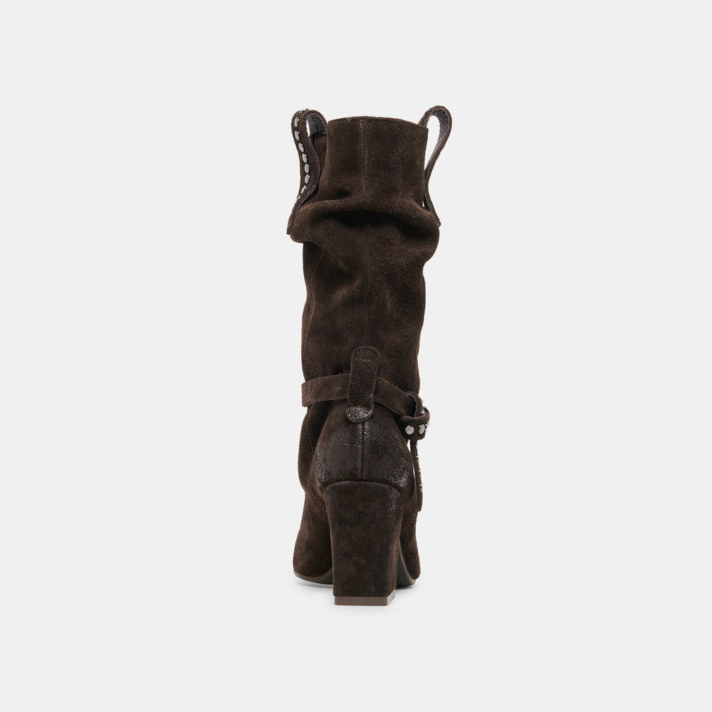 Dolce Vita SHOES | Morla Dk Brown Suede Boots