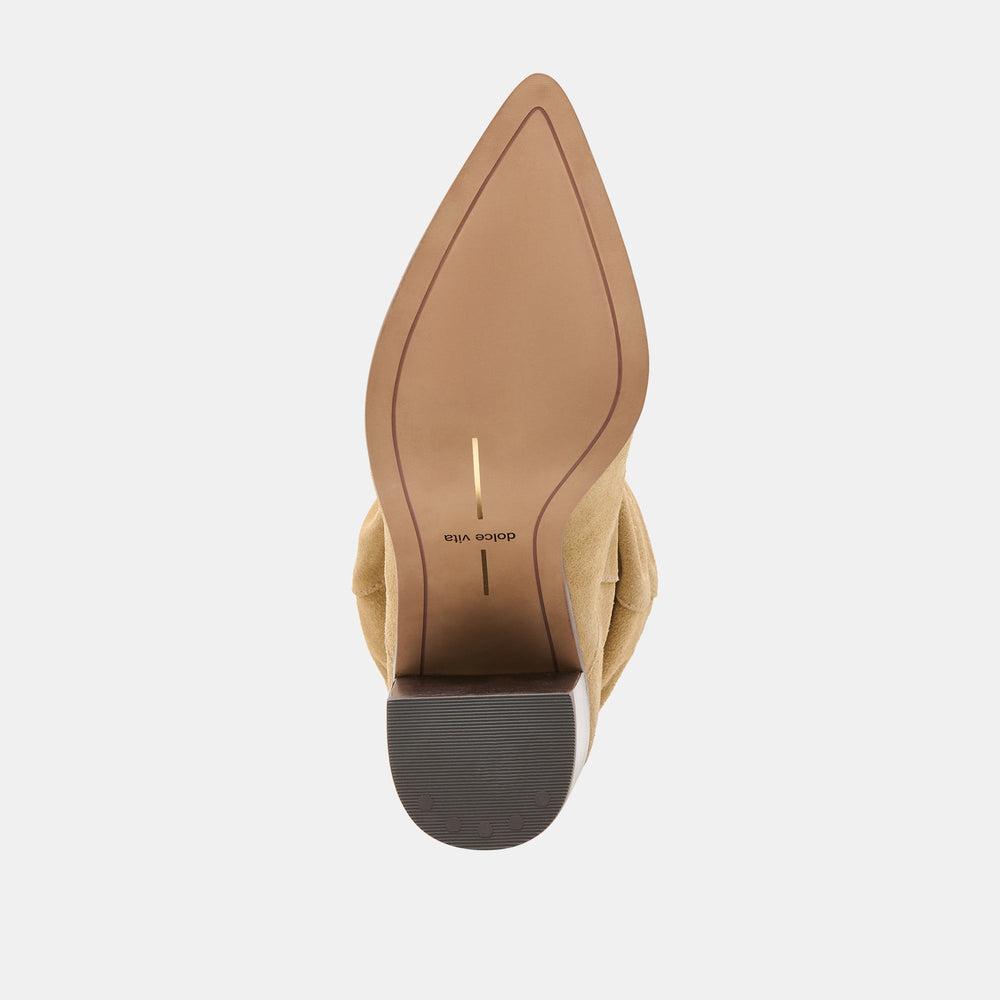 Dolce Vita SHOES | Talina Dk Taupe Suede Boots