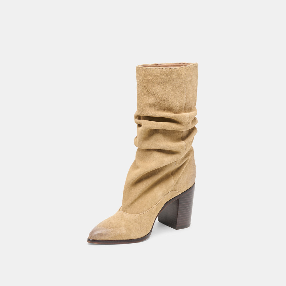 Dolce Vita SHOES | Talina Dk Taupe Suede Boots