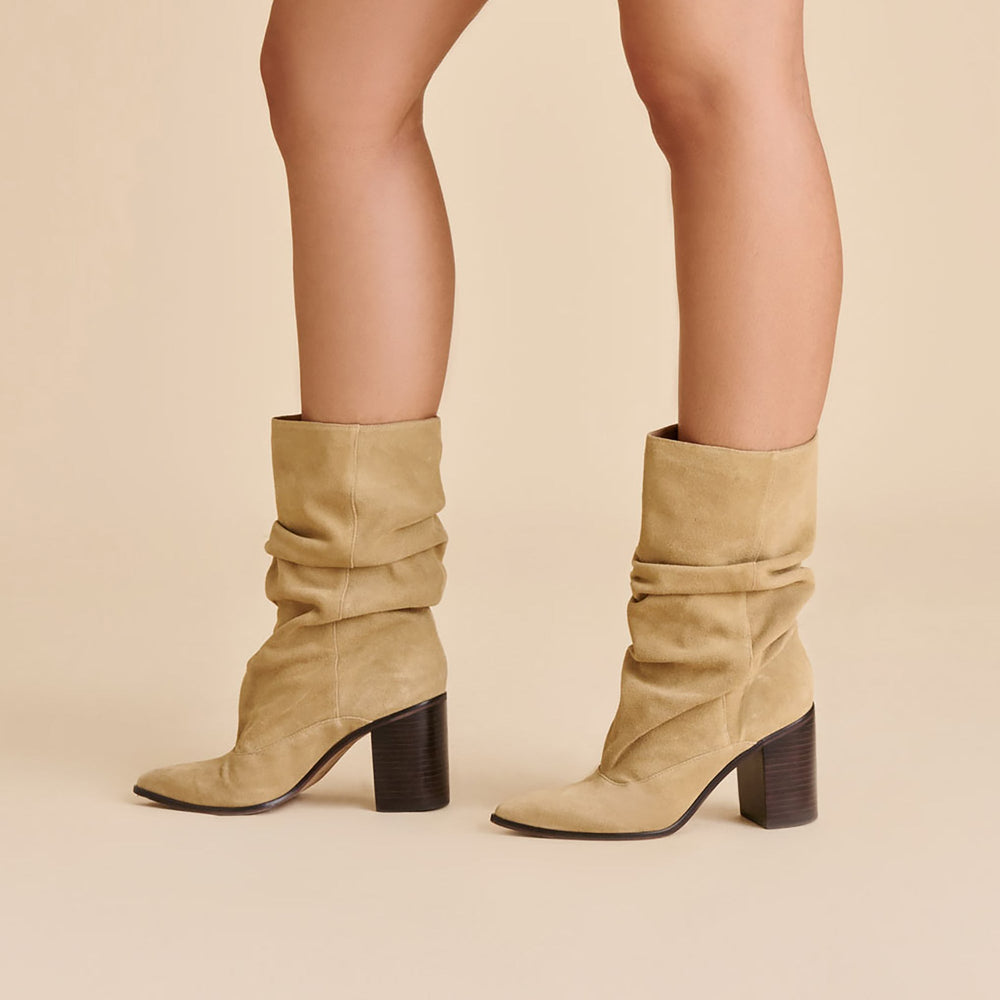 Dolce Vita SHOES | Talina Dk Taupe Suede Boots