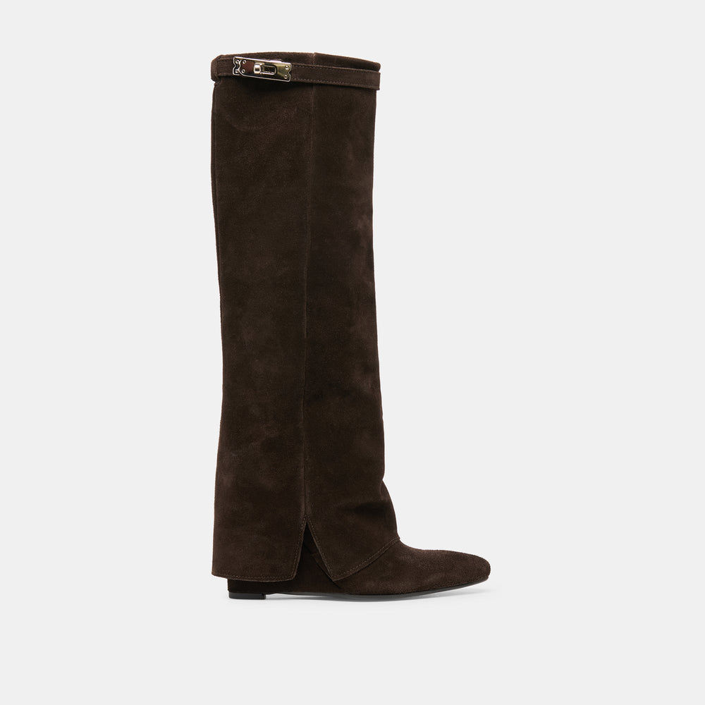 Dolce Vita SHOES | Aggy Dk Brown Suede Boots