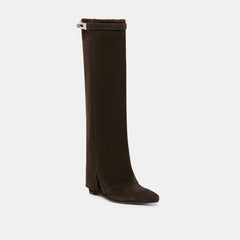 Dolce Vita SHOES | Aggy Dk Brown Suede Boots