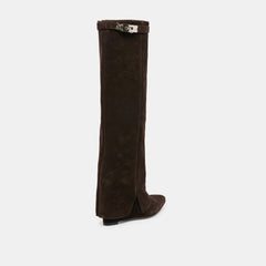 Dolce Vita SHOES | Aggy Dk Brown Suede Boots