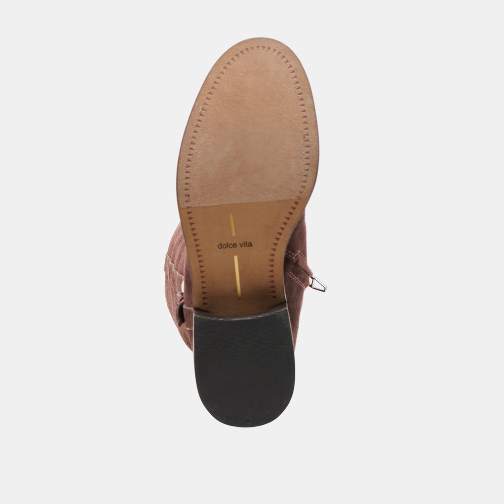 Dolce Vita SHOES | Kilian H2O Waterproof Mahogany Suede Boots