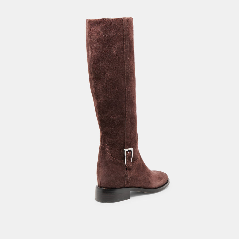 Dolce Vita SHOES | Kilian H2O Waterproof Mahogany Suede Boots
