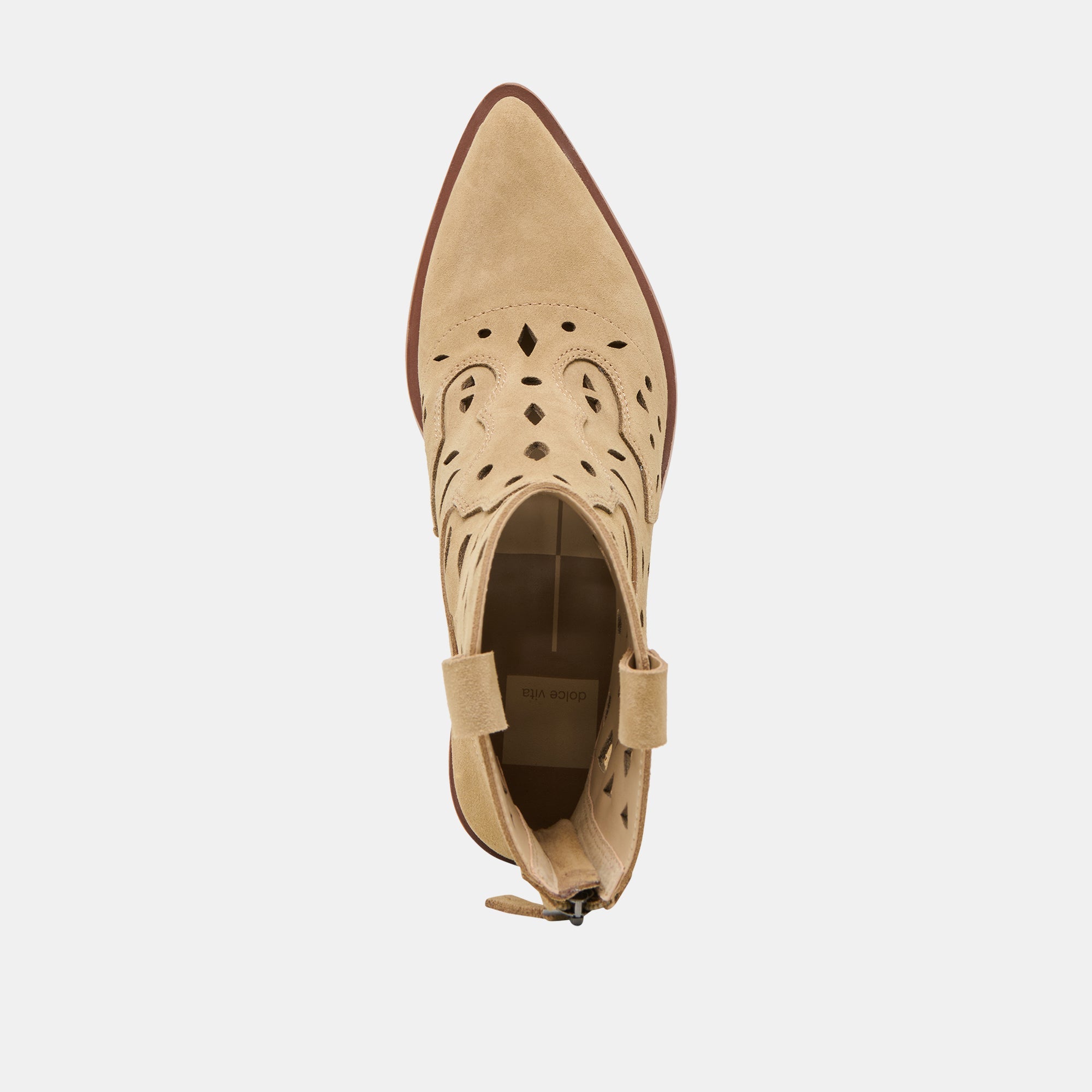 Dolce Vita SHOES | Zenobi Dk Taupe Suede Booties
