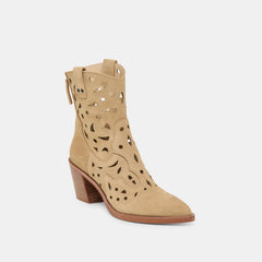 Dolce Vita SHOES | Zenobi Dk Taupe Suede Booties