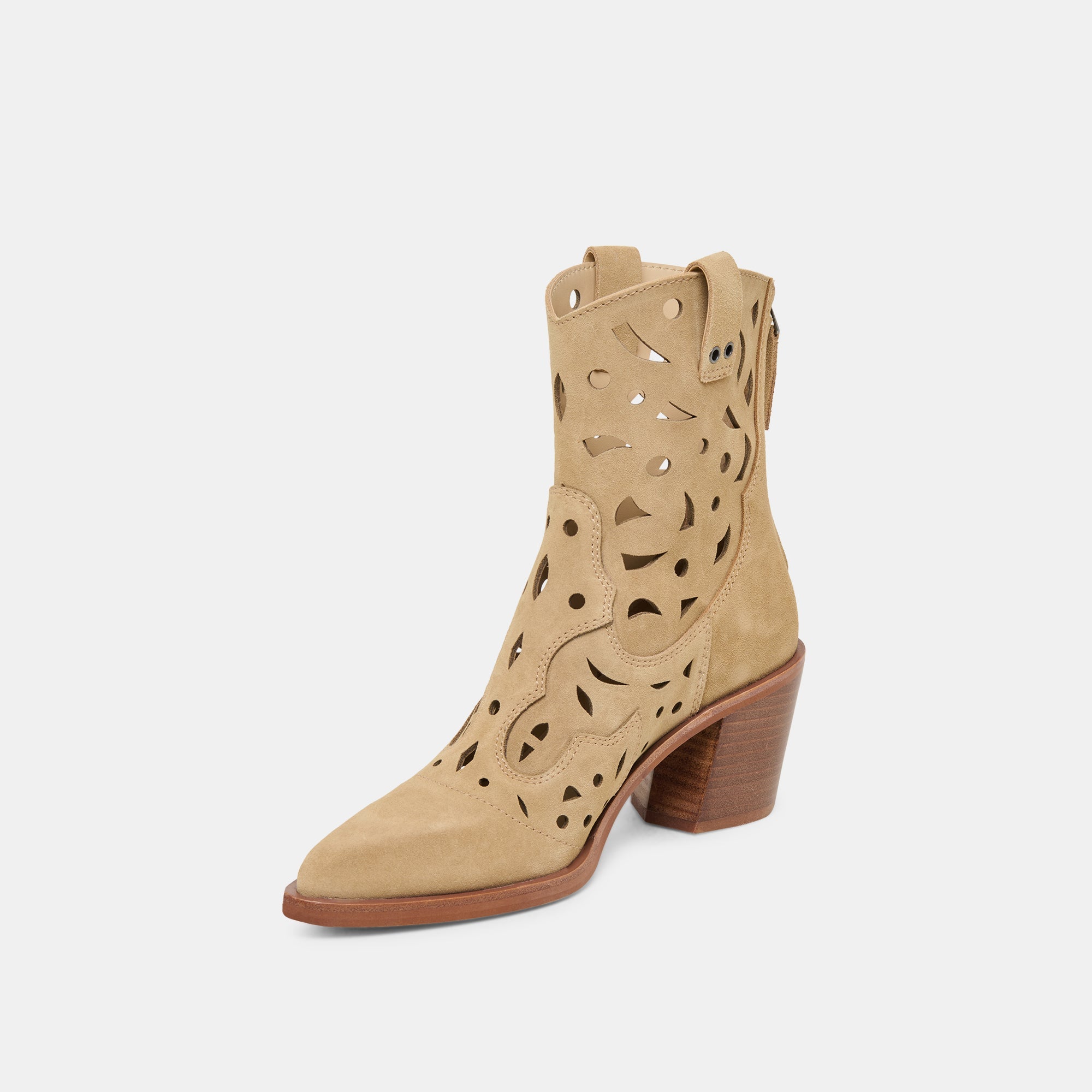 Dolce Vita SHOES | Zenobi Dk Taupe Suede Booties
